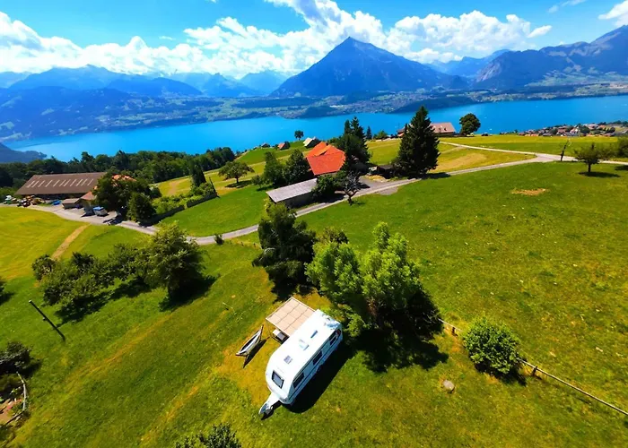 Idyllic Farm With Scenic Views And Concierge By Swisshut Nyaraló Sigriswil