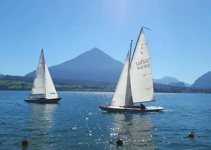 Idyllic Farm With Scenic Views And Concierge By Swisshut Sigriswil