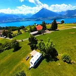 Idyllic Farm With Scenic Views And Concierge By Swisshut Holiday home Sigriswil