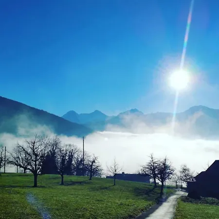 Tatil Evi Idyllic Farm With Scenic Views And Concierge By Swisshut Sigriswil